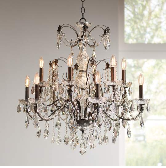 Schonbek Century Collection 30 Wide Crystal 12-Light Chandelier